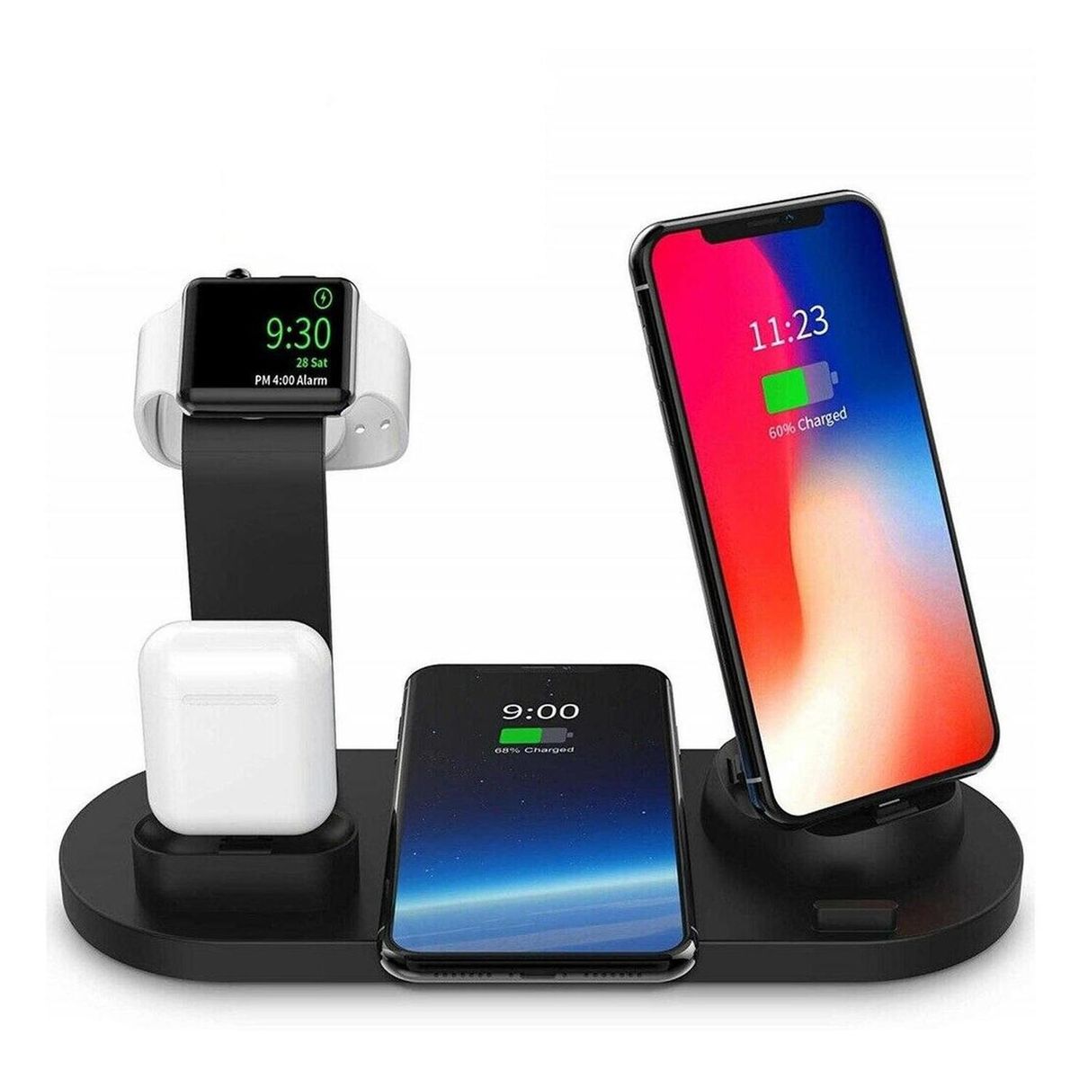 IMPORTCLICK - Base Estación Carga Rápida Iphone Inalámbrico 4 en 1