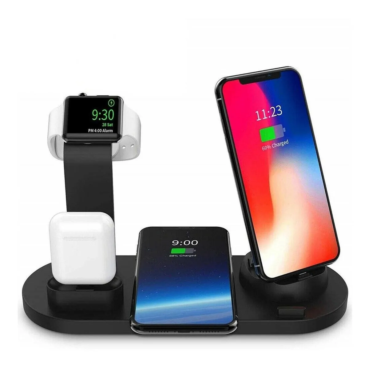 IMPORTCLICK - Base Estación Carga Rápida Iphone Inalámbrico 4 en 1
