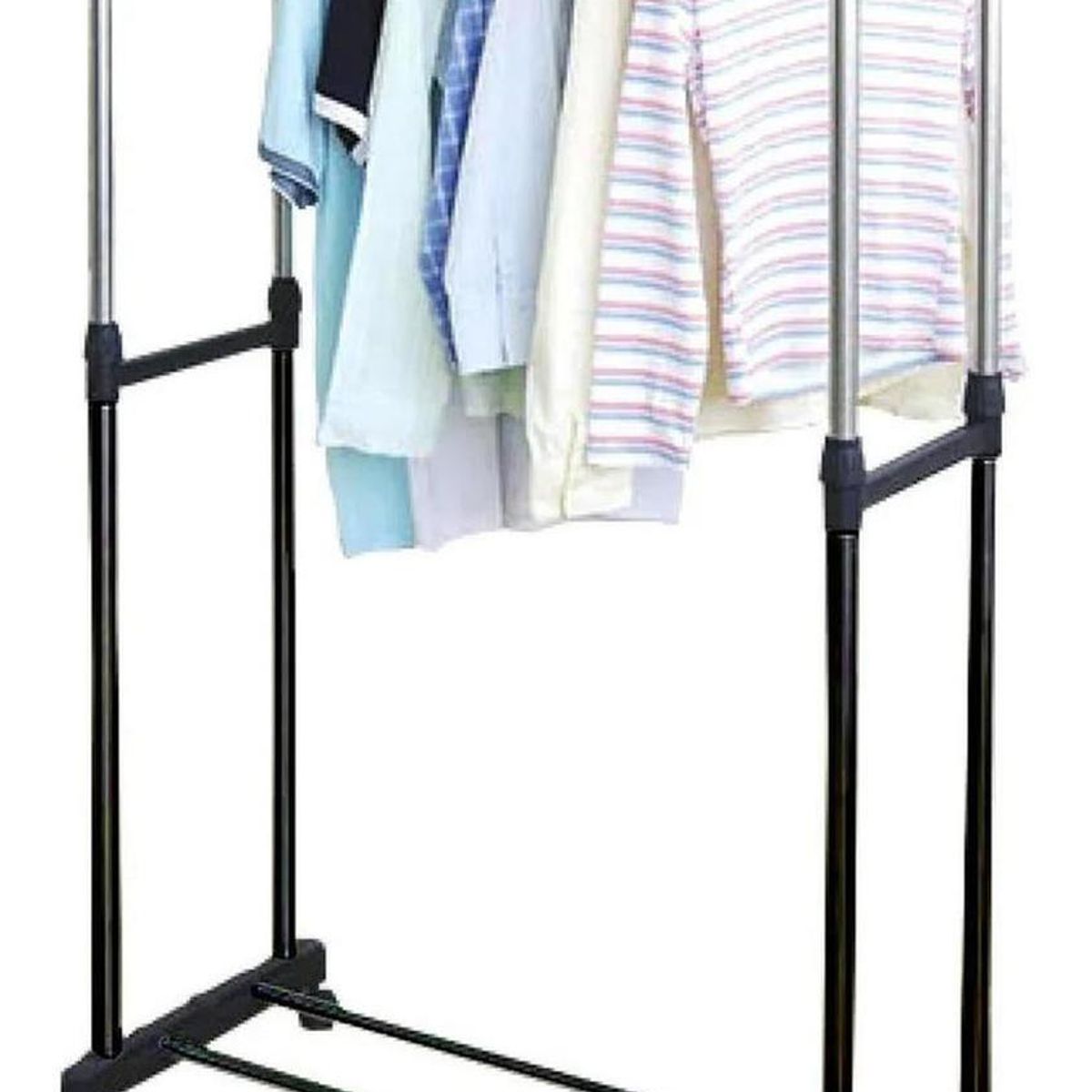 IMPORTCLICK - Perchero Doble Organizador Colgador Ruedas