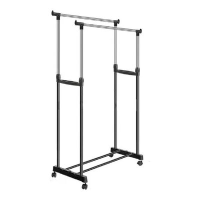 Imagen 2 del producto Perchero Doble Organizador Colgador Ruedas