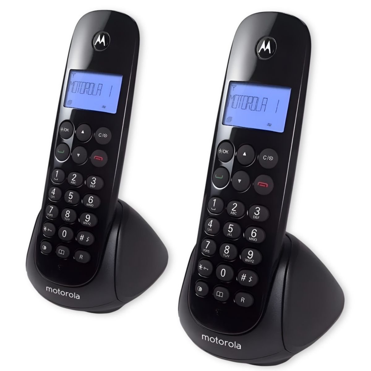 MOTOROLA - Pack de 2 Teléfonos Inalámbricos Motorola M700-2 Dual HD