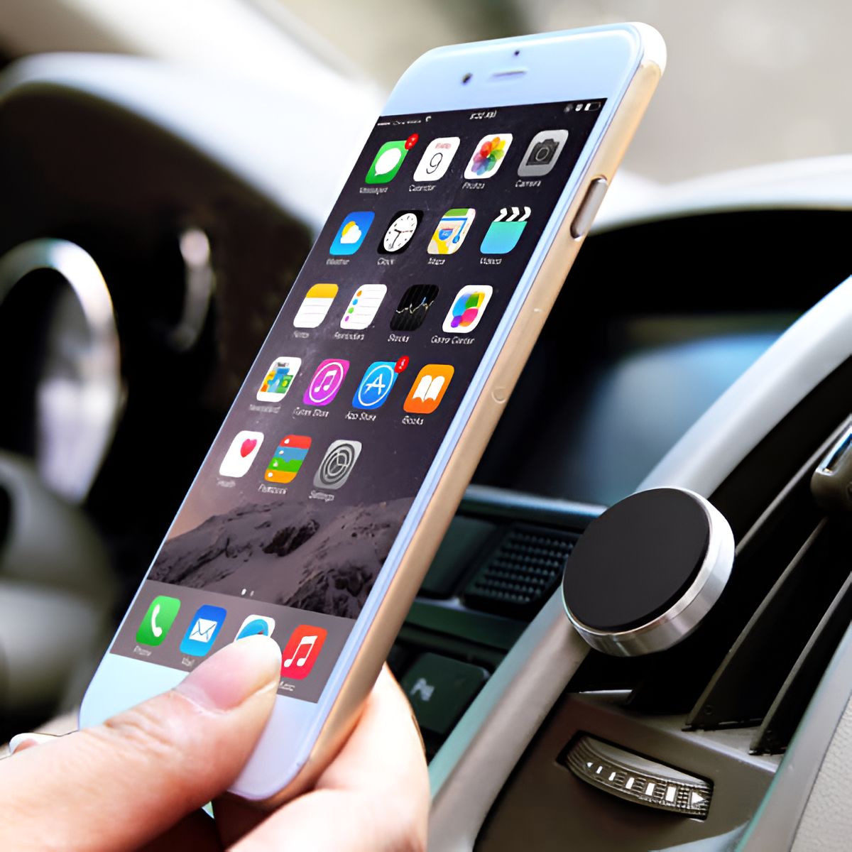 TECMASTER - Soporte De Auto Magnetico para Rejilla de Ventilación Mph10