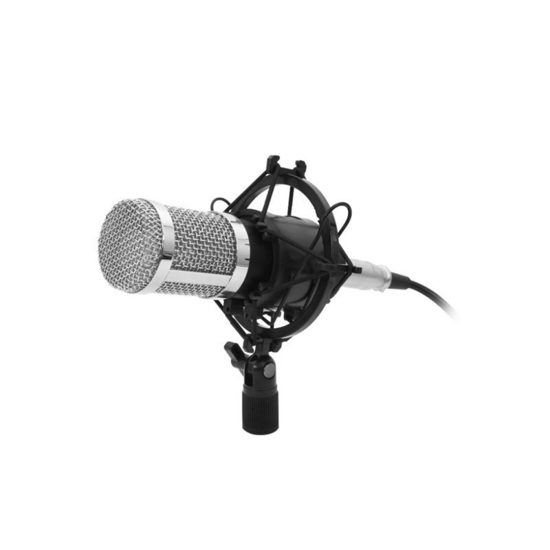 PHILCO - Microfono Condensador Profesional Philco Hifi 31451 C/Soporte - Negro