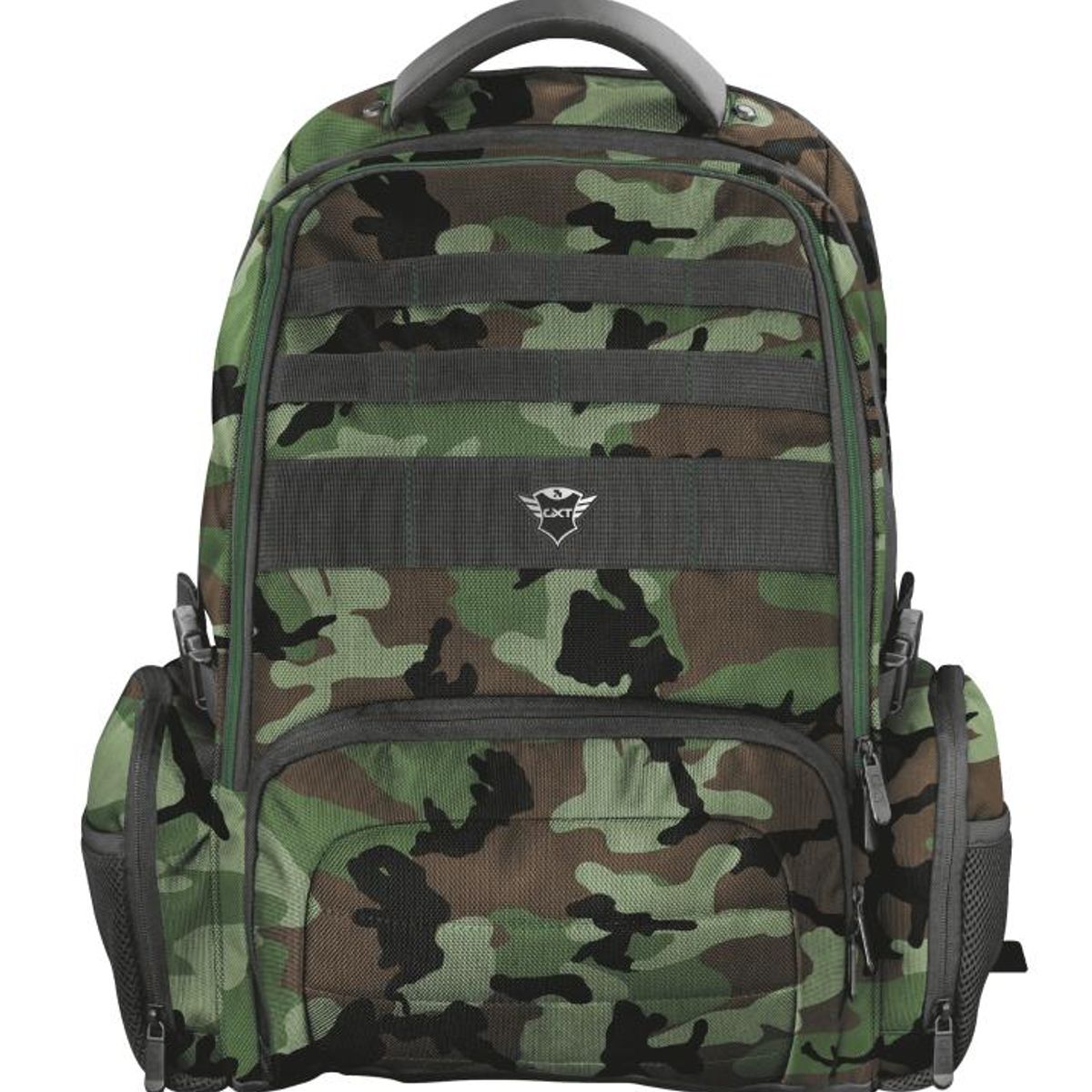 TRUST - Mochila Gamer Trust Gxt 1250C Xl Kamo Military Reforzada