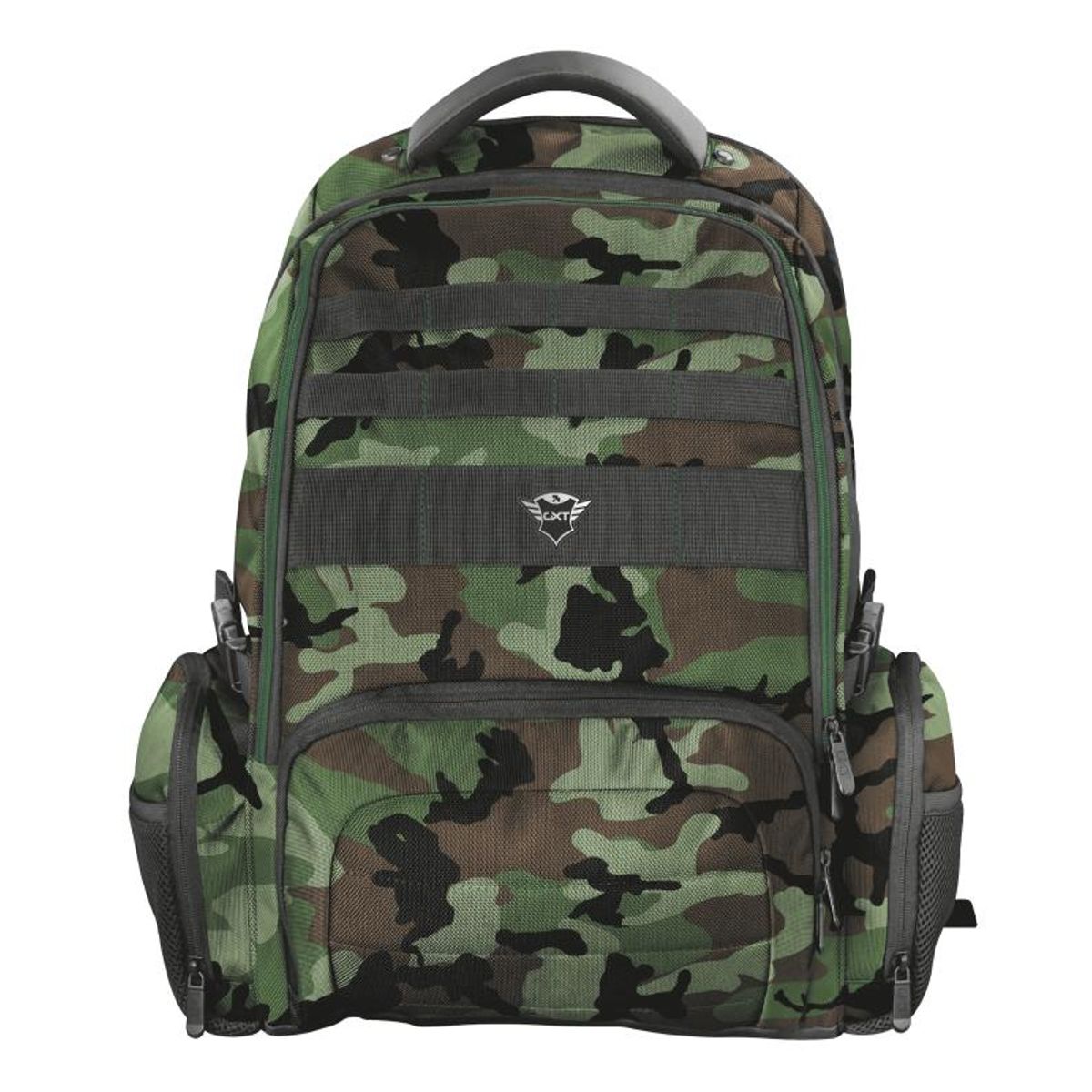 TRUST - Mochila Gamer Trust Gxt 1250C Xl Kamo Military Reforzada