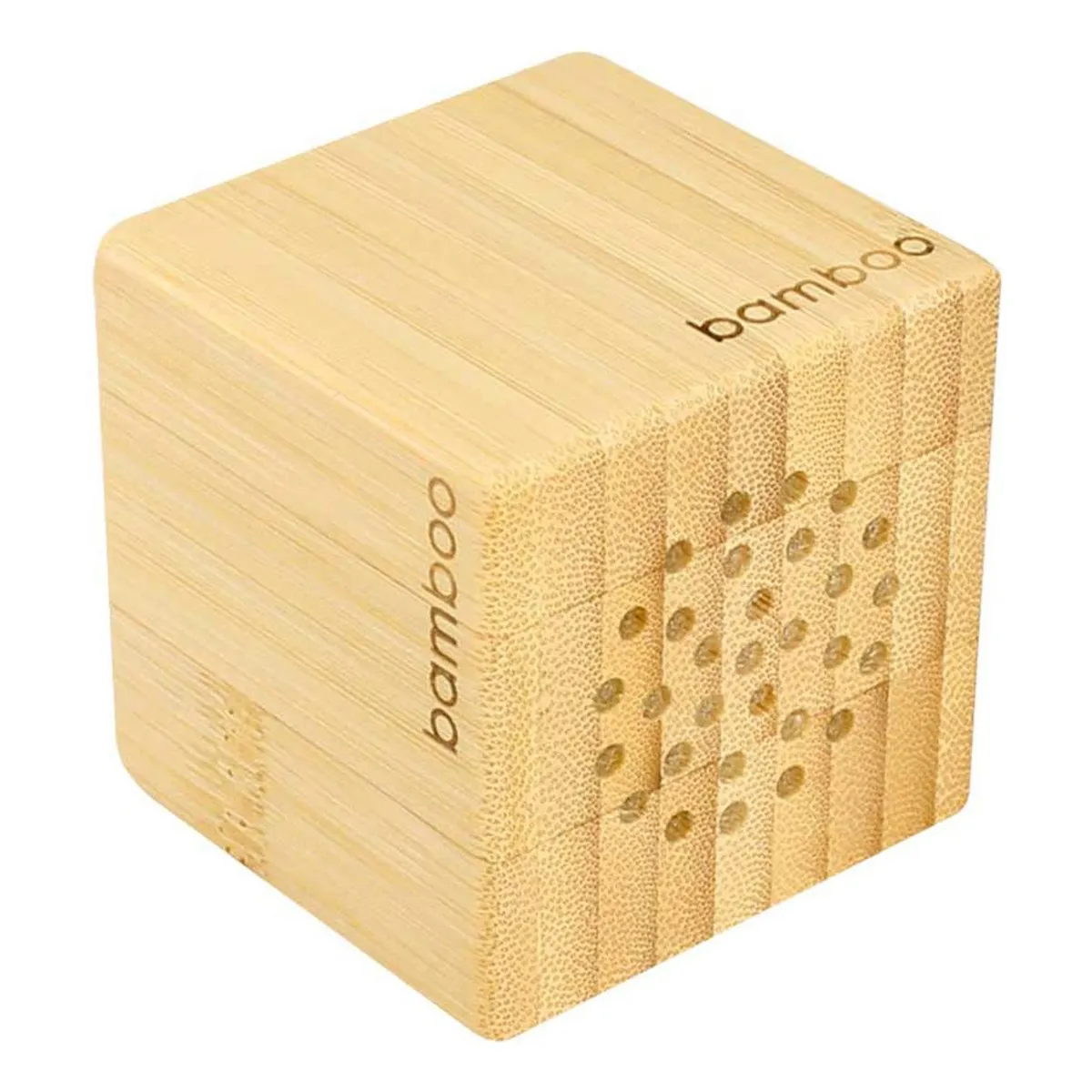 IMPORTCLICK - Parlante Bambú Con USB y Jack 3.5 MM Ecológico