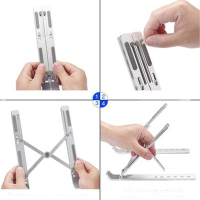 Imagen 2 del producto Soporte Para Notebook Computador Plegable De Aluminio