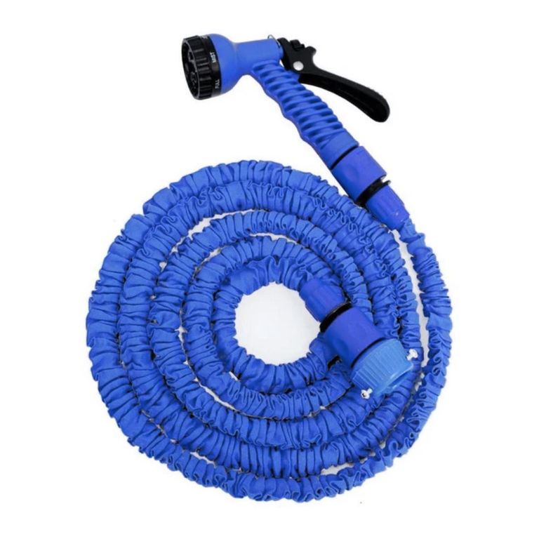 Manguera Retractil 45mts Jardin Azul