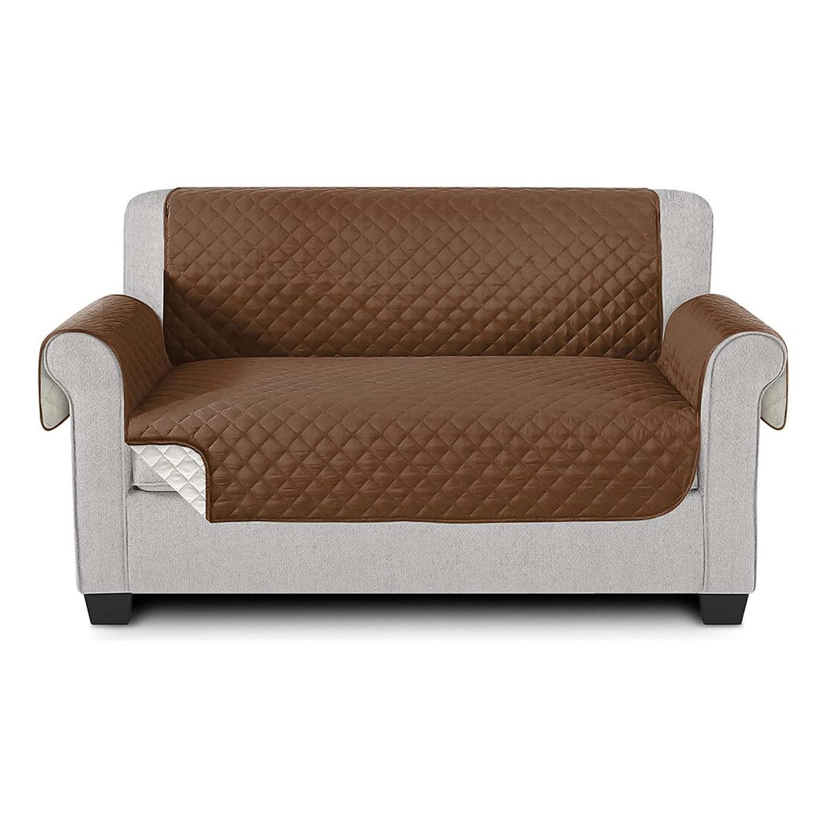 IMPORTCLICK - Funda Cobertor Protector Sofá Sillón 3 Cuerpos Café