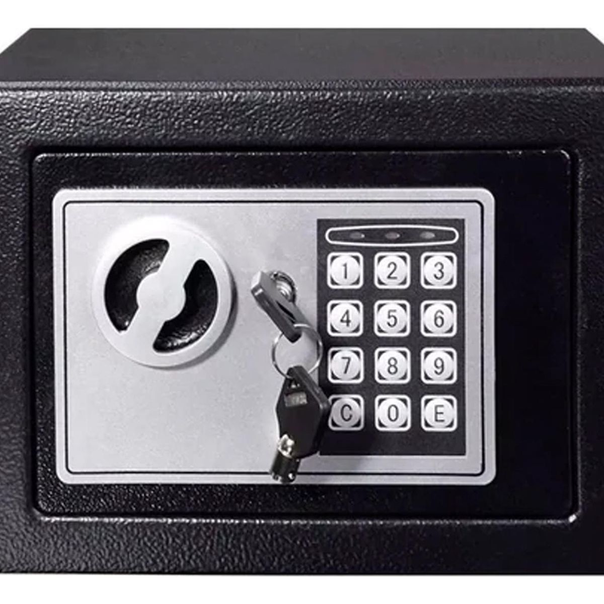 IMPORTCLICK - Caja Fuerte Seguridad Digital Acero 23.5x17x17 CM Negro