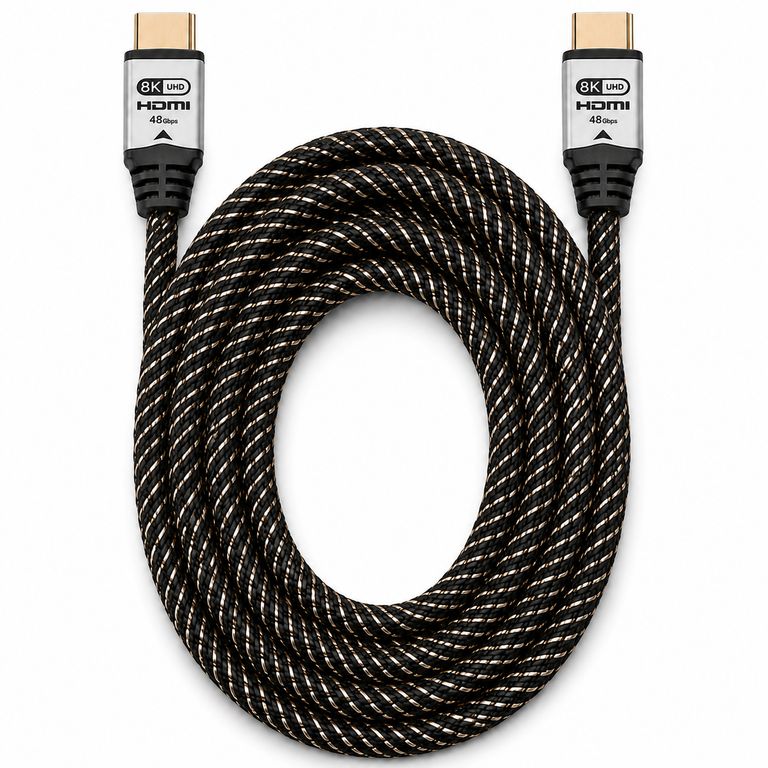TECMASTER Cable HDMI Profesional V 2.1 para 8K / 48 Gbps / 2 Metros