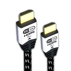 TECMASTER - Cable HDMI Profesional V 2.1 para 8K / 48 Gbps / 2 Metros - Negro