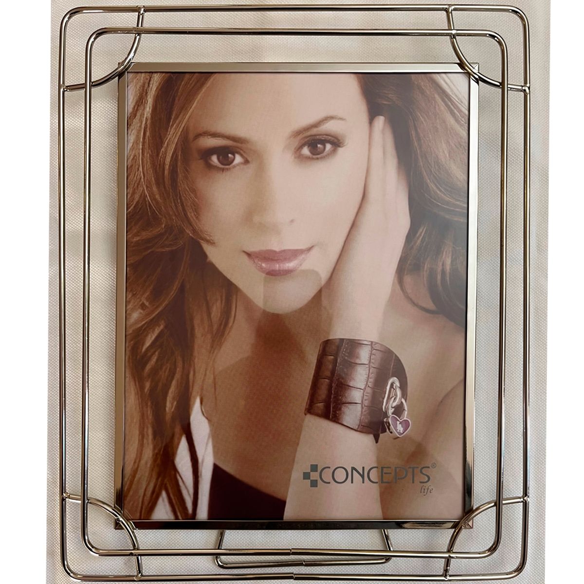 MALLORCA - Porta Retrato Decorativo Crotona Plus Champaña