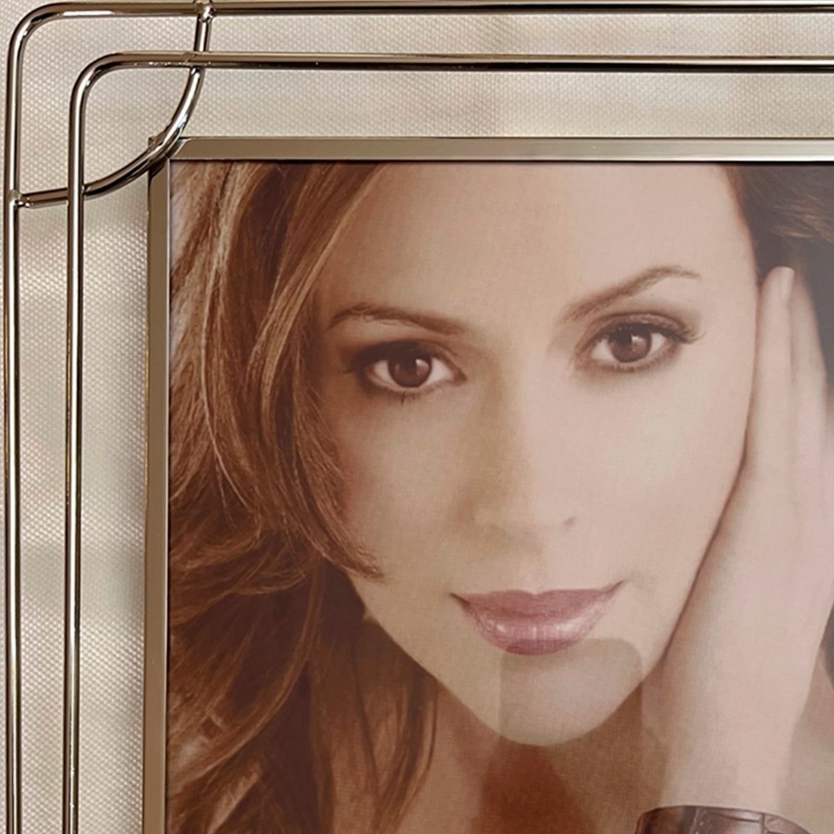 MALLORCA - Porta Retrato Decorativo Crotona Plus Champaña