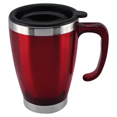GENERICO - Mug de Acero Inoxidable 440cc Rojo