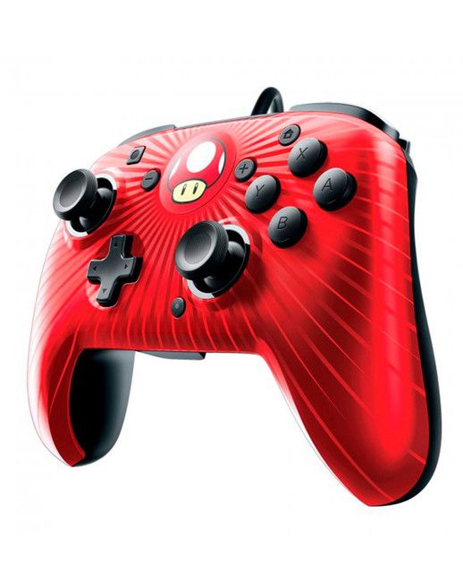 PDP Control Wired Mario Red Mushroom Ed - Switch - Sniper