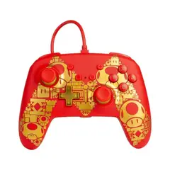 POWERA - Control Wired Mario Red Gold Ed - Switch - Sniper