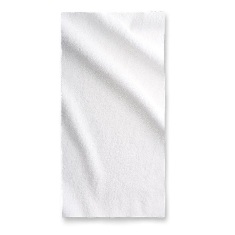 GENERICO - Toalla Facial de Microfibra Blanca 32 x 70 cm