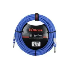 KIRLIN - Cable para Instrumento Azul 6 Mts