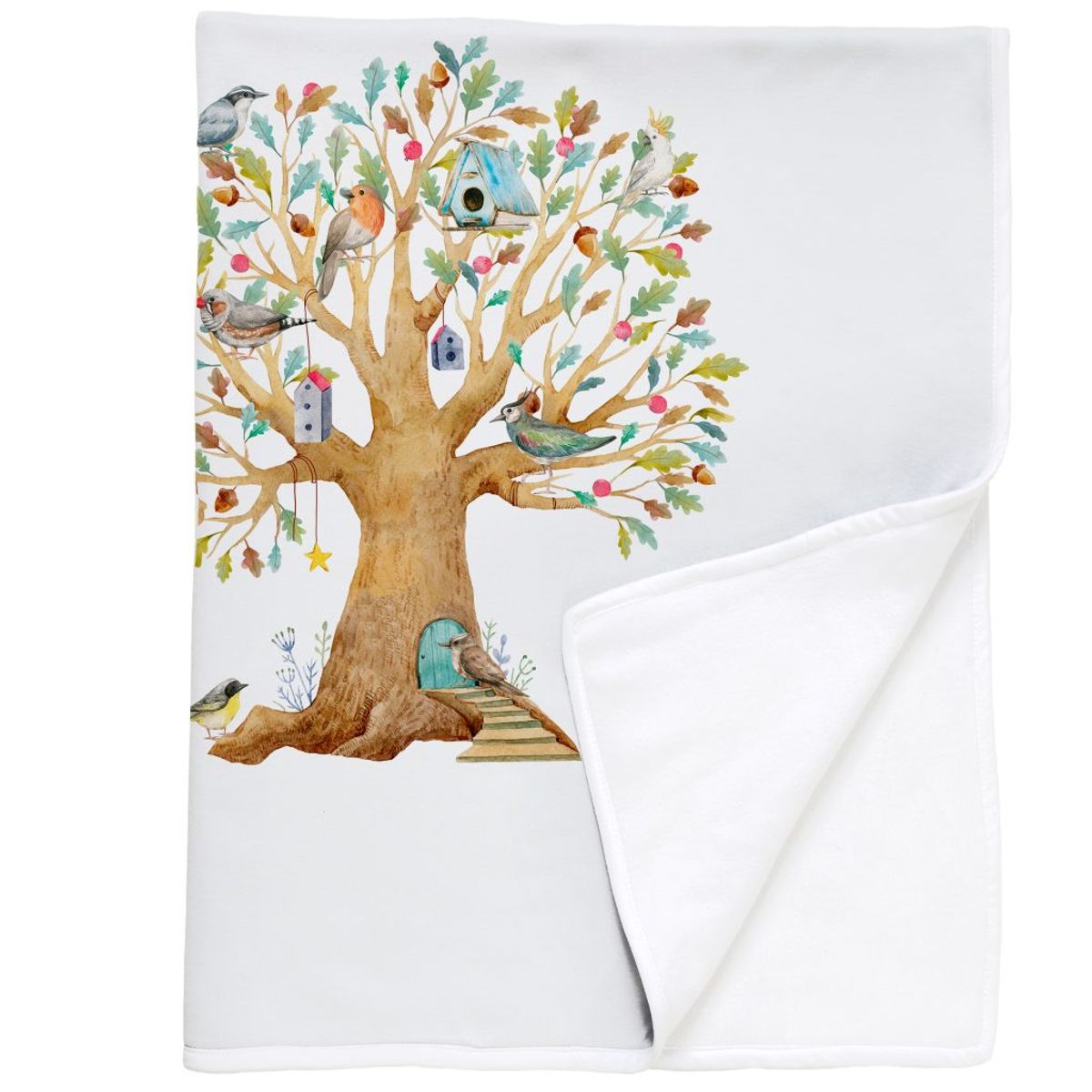 TUYO PRINT - Manta Polar La Pajarera