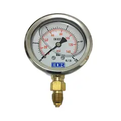 GENERICO - Manómetro Glicerina 0-10 Bar 63mm Inox Conexión 14