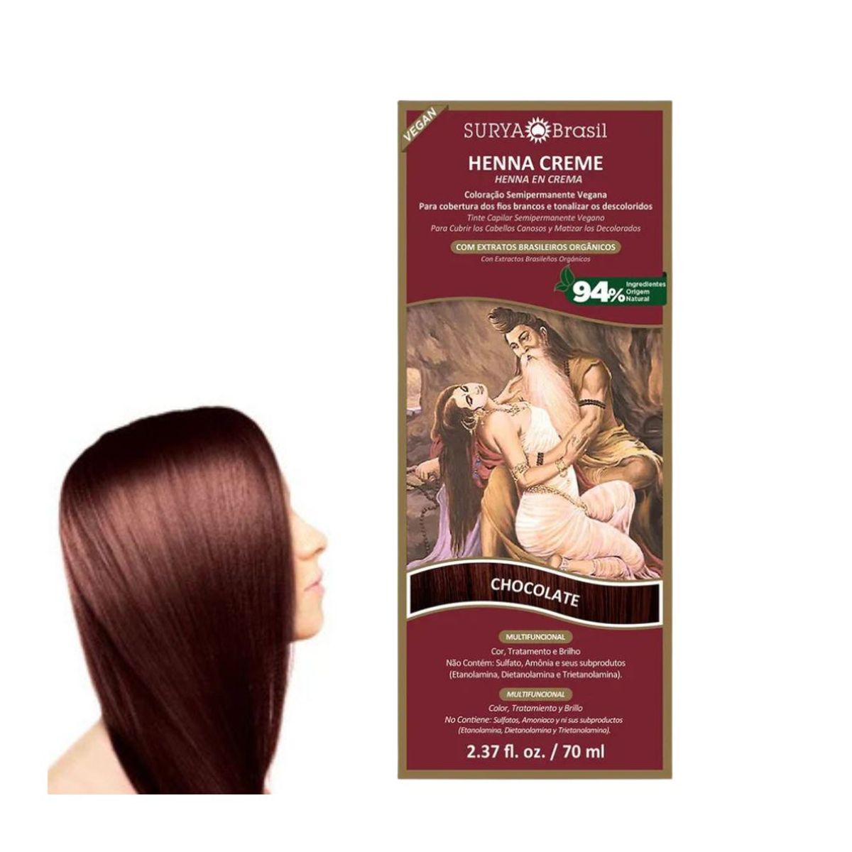 SURYA BRASIL - Henna en crema chocolate