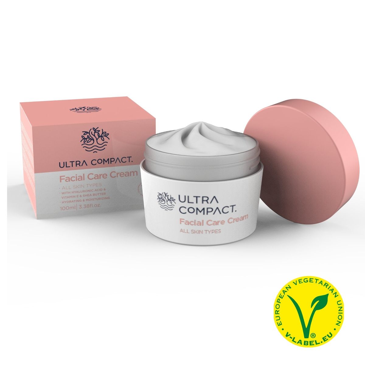 ULTRA COMPACT - Crema de Rostro Vegana Face Cream 100ml