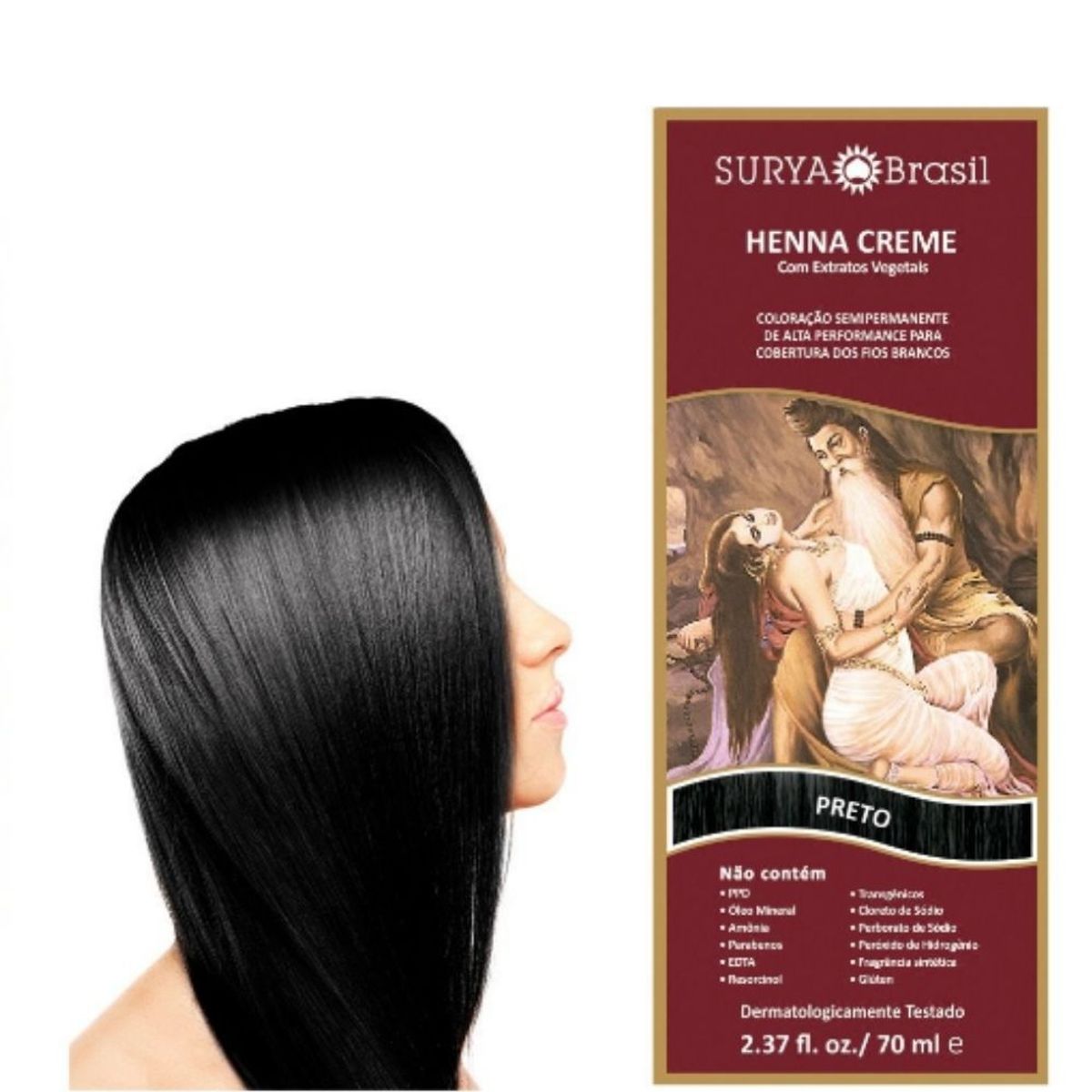 SURYA BRASIL - Henna en crema negro