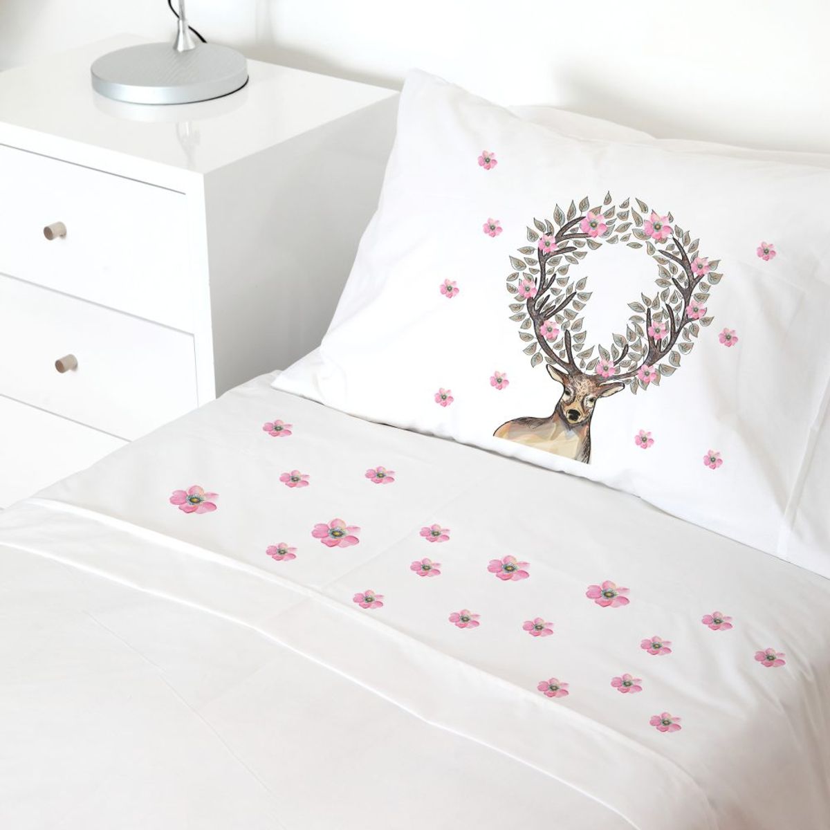 TUYO PRINT - Juego Sábanas Transición Venado - Tuyo Print