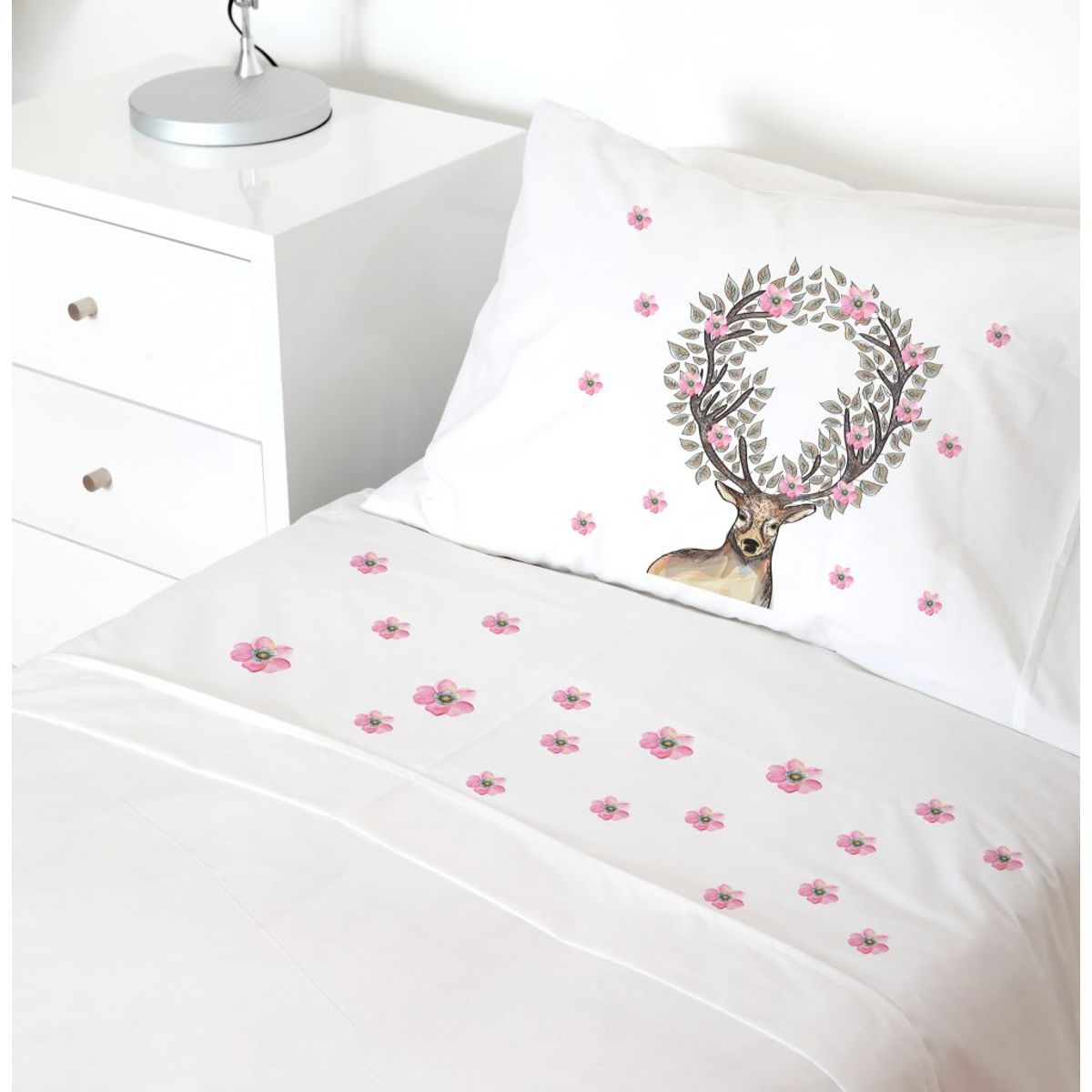 TUYO PRINT - Juego Sábanas Transición Venado - Tuyo Print