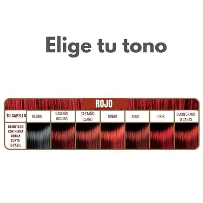 Imagen 2 del producto Henna en crema rojo