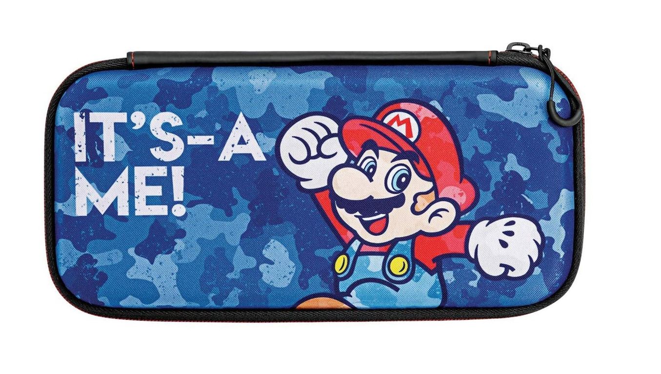 PDP Funda Slim Travel Case Mario Camo Edition Switch - Sniper