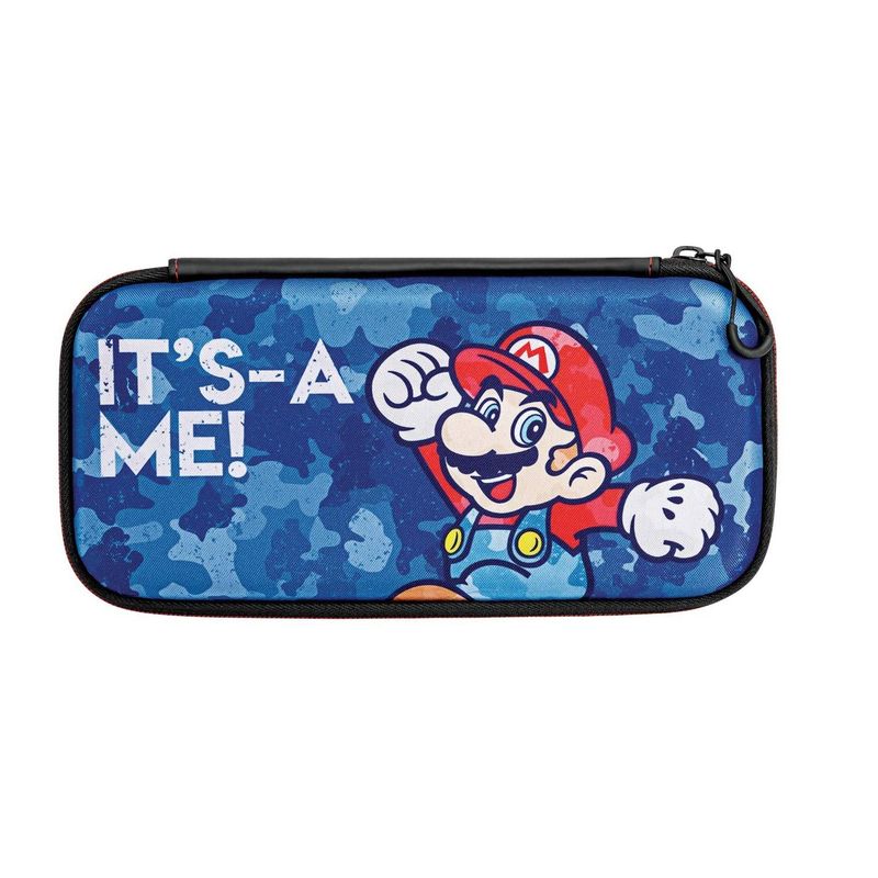 PDP - Funda Slim Travel Case Mario Camo Edition Switch - Sniper