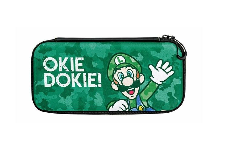 PDP Funda Slim Travel Case Luigi Camo Edition Switch - Sniper
