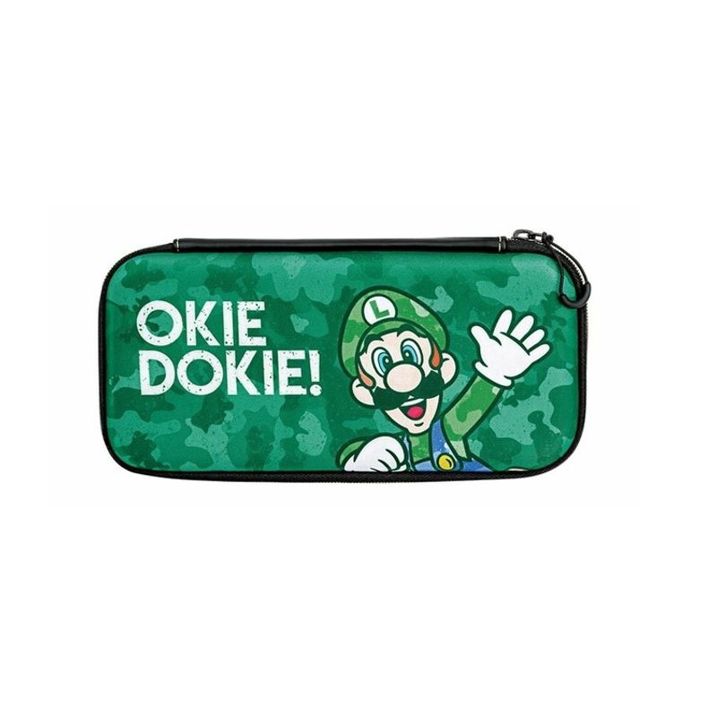PDP - Funda Slim Travel Case Luigi Camo Edition Switch - Sniper