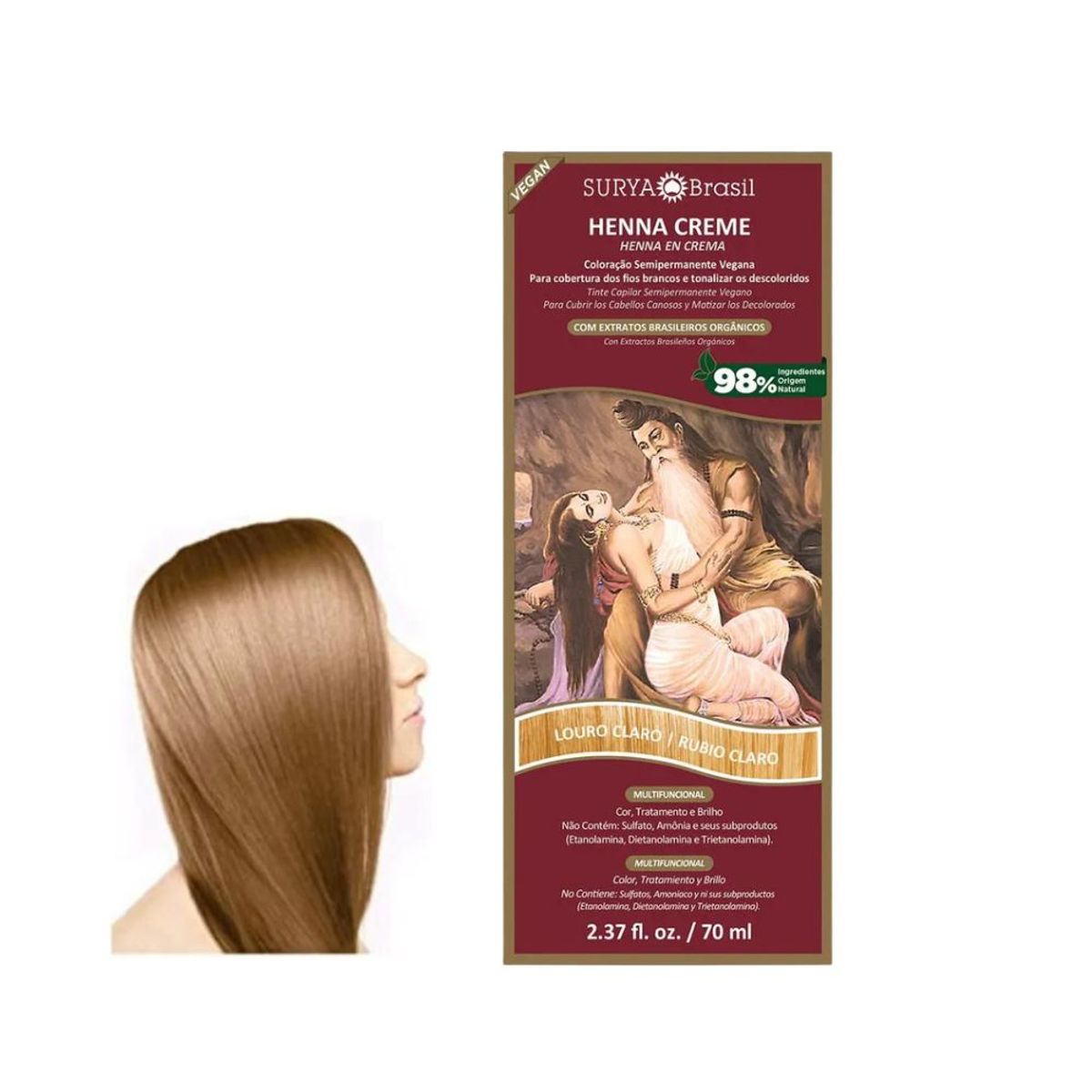 SURYA BRASIL - Henna en crema rubio claro