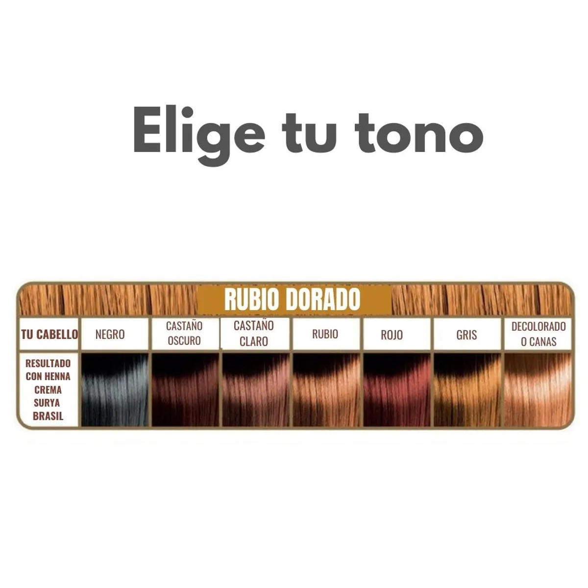 SURYA BRASIL - Henna en crema rubio dorado