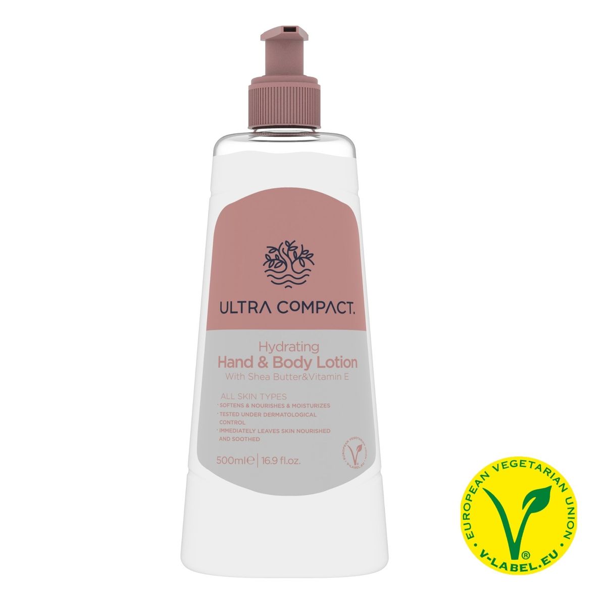 ULTRA COMPACT - Crema Cuerpo Vegana Manteca de Karite 500mL