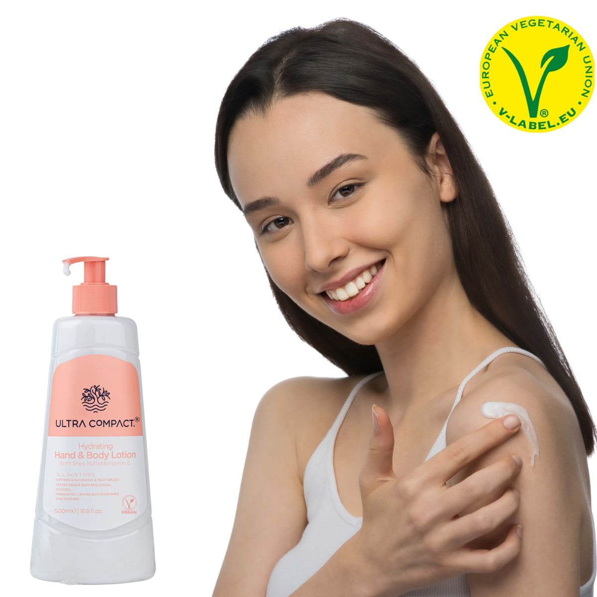 ULTRA COMPACT - Crema Cuerpo Vegana Manteca de Karite 500mL