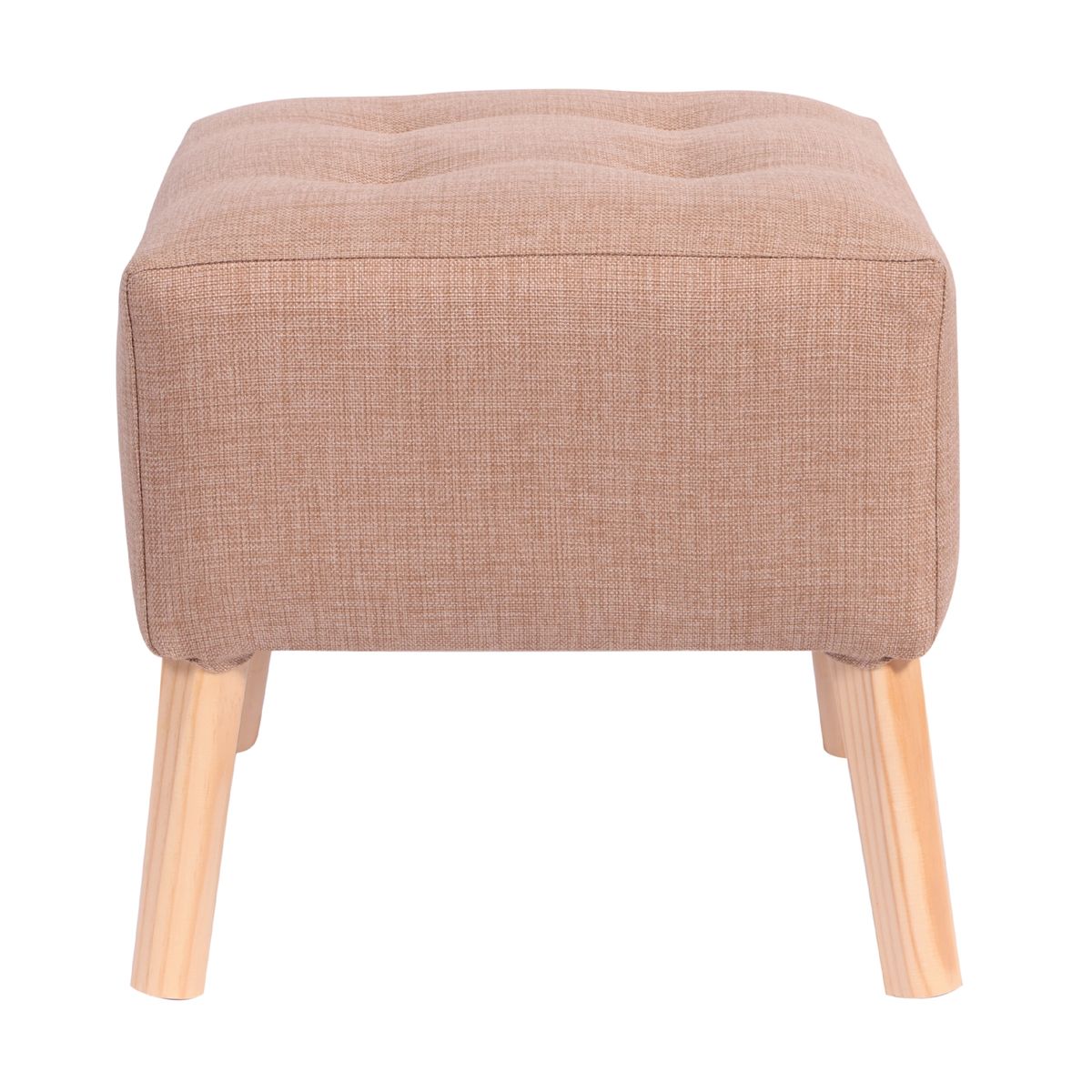 GENERICO - Pouf Alemania Beige Delta 42x42x43 Cm Máxima Design