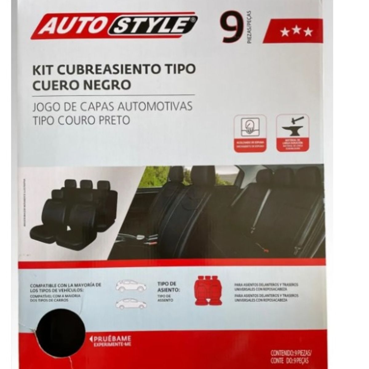 AUTOSTYLE - Funda de Asiento ecocuero