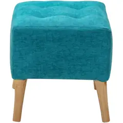 GENERICO - Pouf Alemania Turquesa Altea 42x42x43 cm Máxima Design.