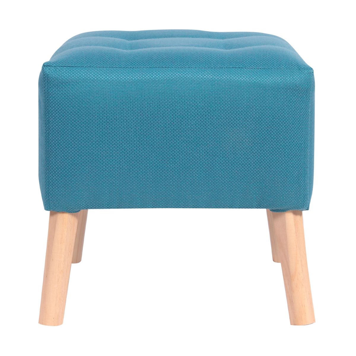 GENERICO - Pouf Alemania Turquesa Omega 42x42x43 cm Máxima Design