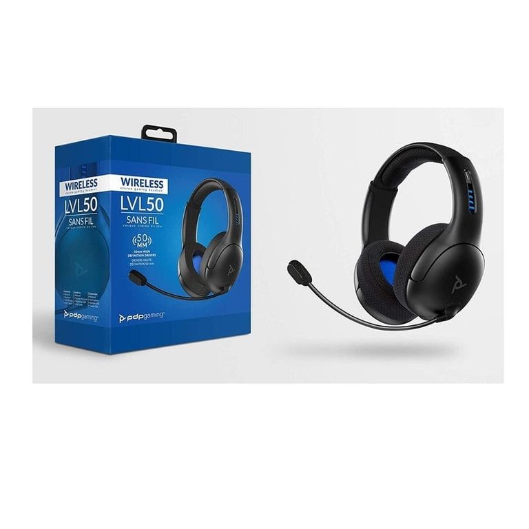 PDP Auricular Stereo Gaming Lvl50 Wireless Gris Ps4- Sniper