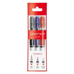 CARAN D'ACHE - Pincel con Depósito De Agua Caran D Ache Set 3
