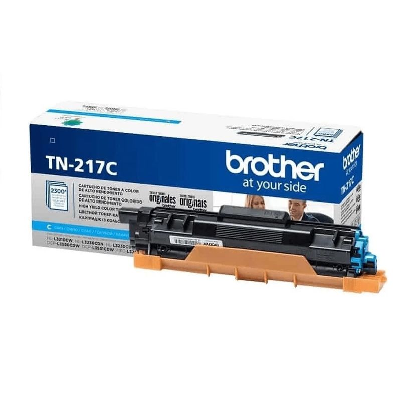 BROTHER - Toner Original Brother TN217C Cyan - Negro