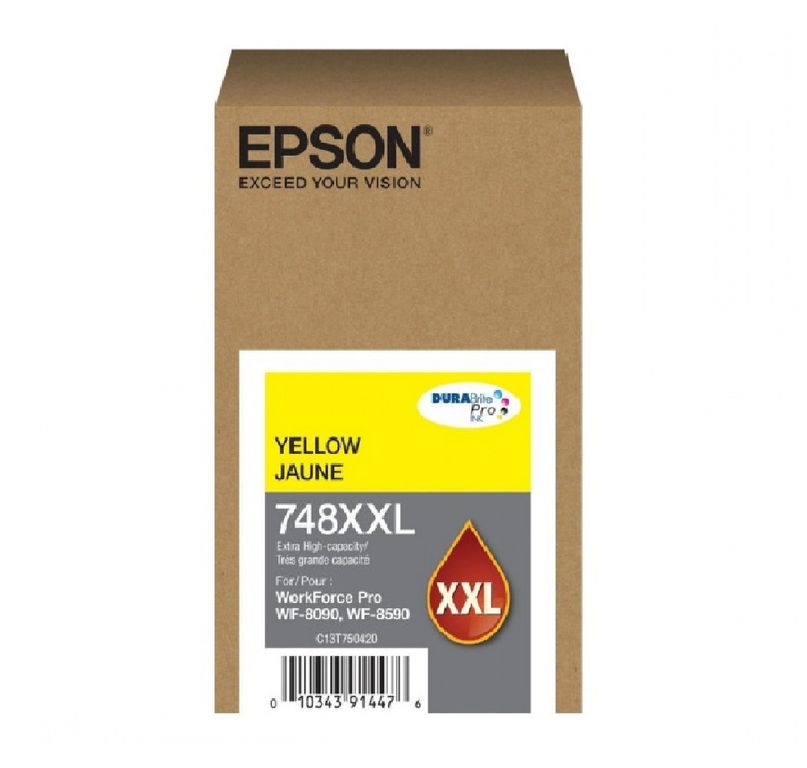 EPSON TINTA AMARILLA ORIGINAL 748XXL EPSON