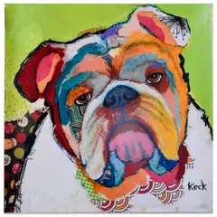MALLORCA - Cuadro Decorativo Bulldog