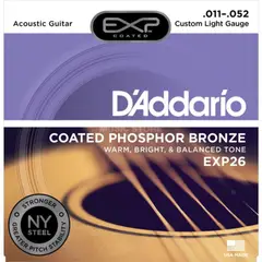 DADDARIO - Cuerdas para guitarra acustica D'Addario EXP26 - Beige