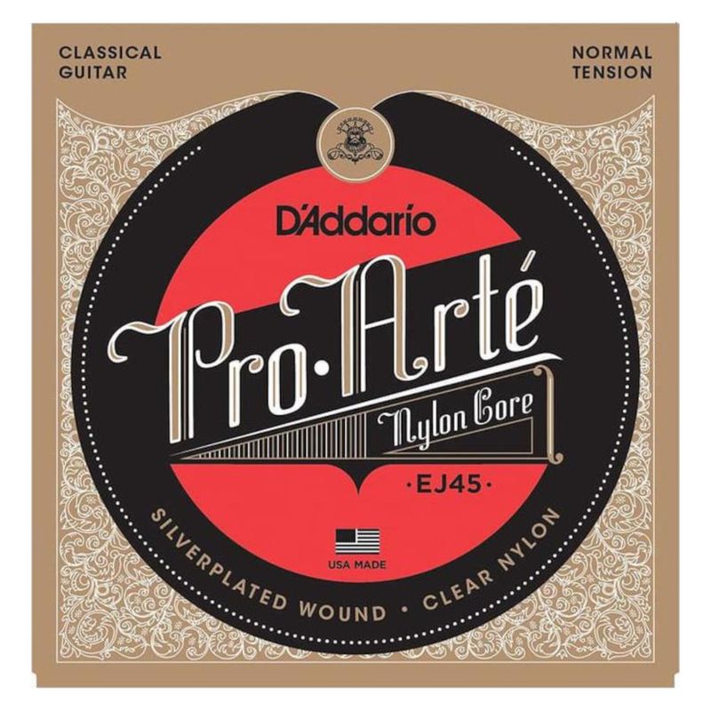 DADDARIO - Cuerdas para guitarra clasica D'Addario EJ45 - Multicolor